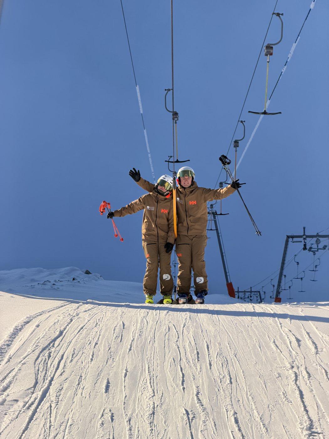 Instruktører ved liften
